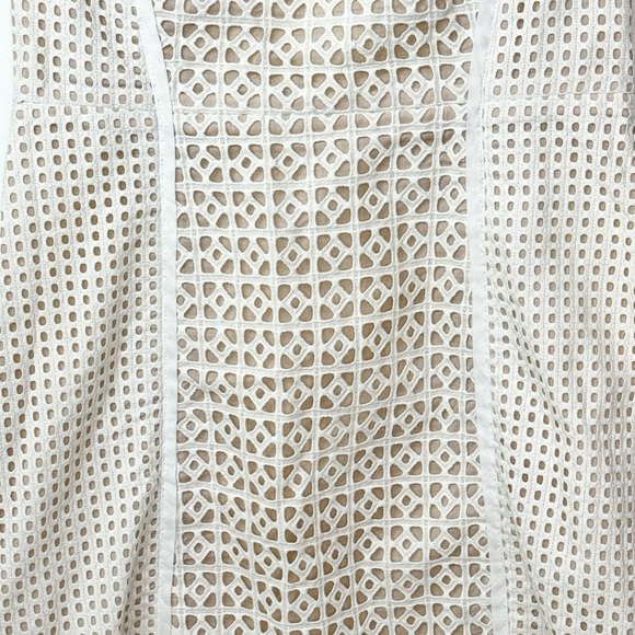 HD in Paris Anthropologie Georgia Eyelet Dress Sz 2 - Picture 3 of 10